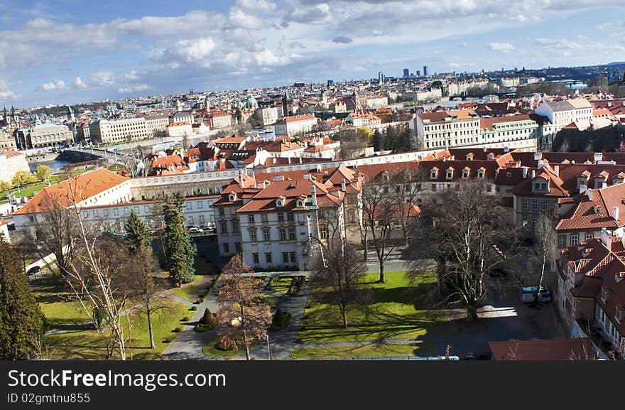 Prague Skyline. Old Europe