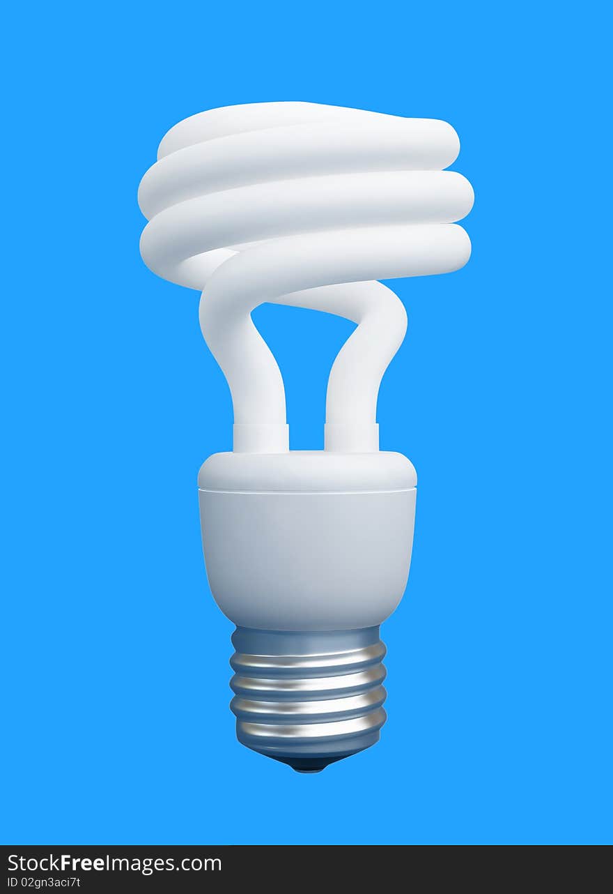 Compact fluorescent light bulb with clipping paths