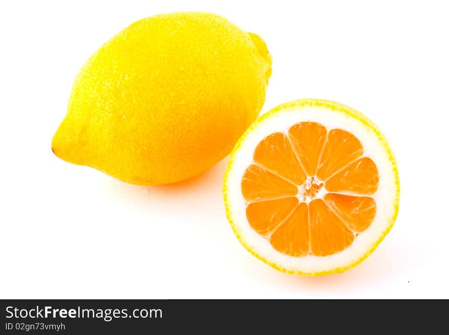 Whole Lemon and Half