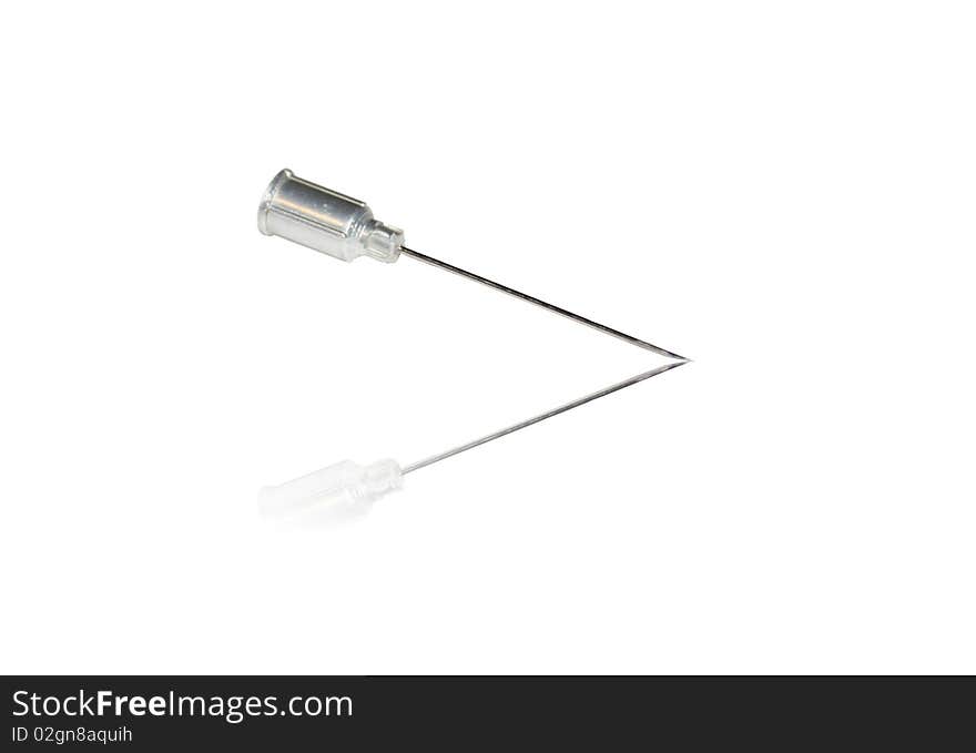 This is a small technical medic needle. This is a small technical medic needle.