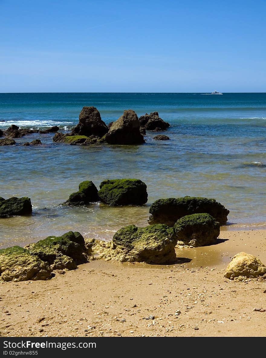 Praia da rocha beach,portugal-algarve