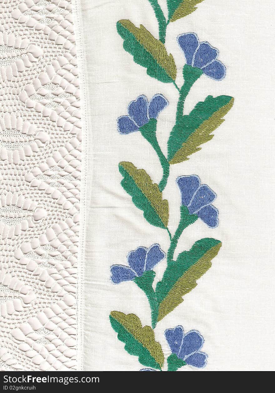 National Style Of Embroidery.