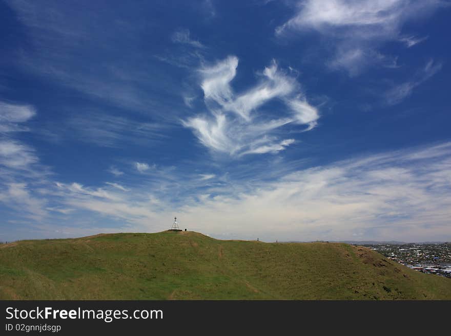 Mount Wellington in Auckland At Spring Time