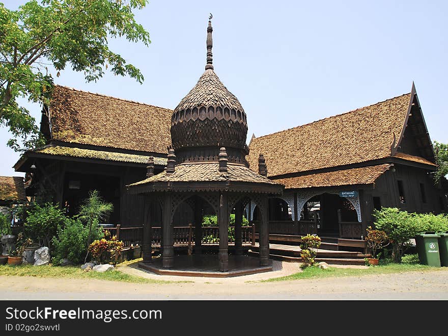 Thai Style House in Thai Ancient City