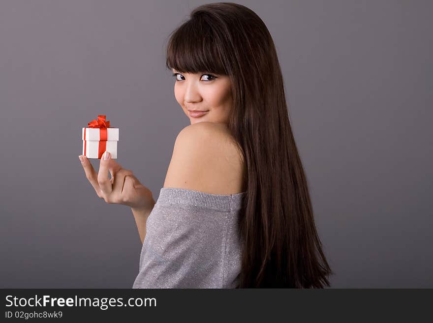 Closeup portrait of a beautiful woman. Closeup portrait of a beautiful woman