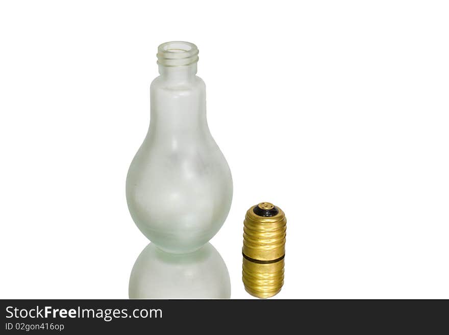 Bottle as lamp