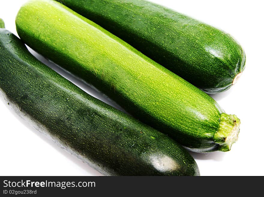 Green vegetable marrows