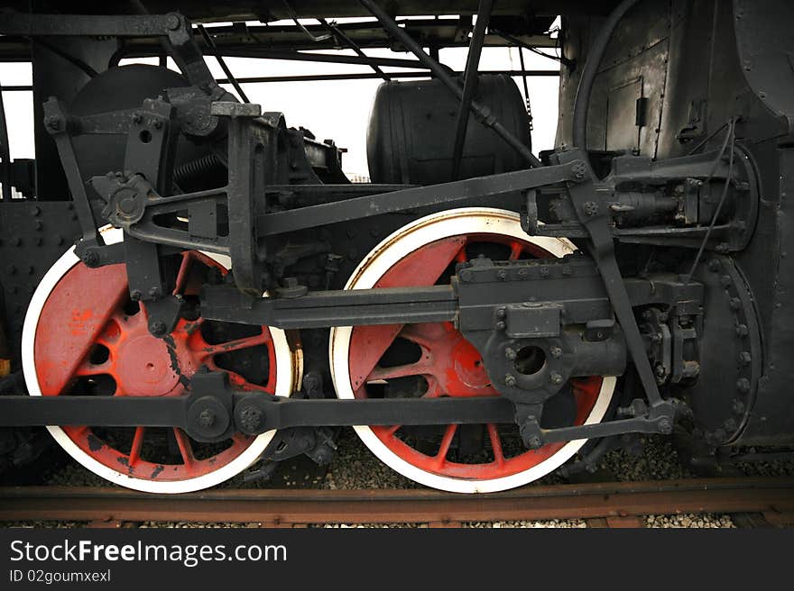 Wheels Of The Old Locomotive