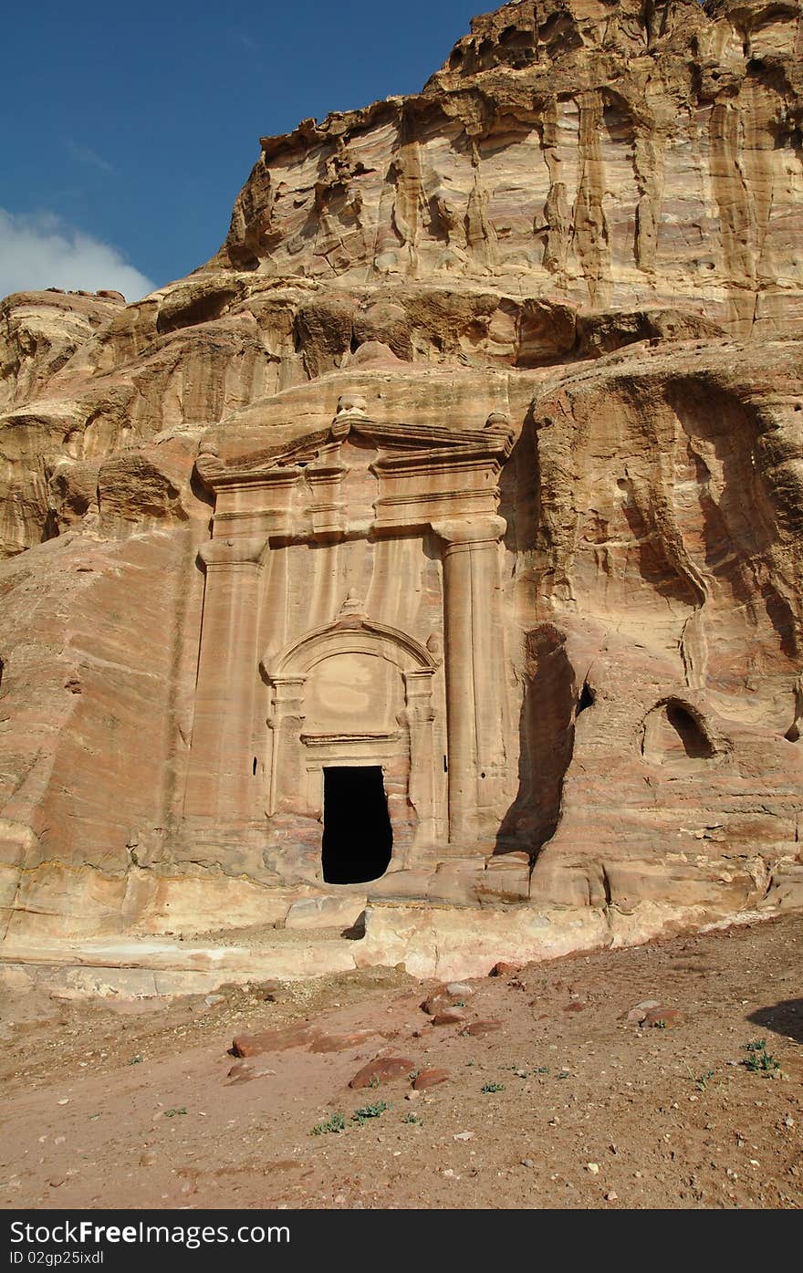 Ancient city of Petra, a UNESCO World Heritage site in Jordan. Ancient city of Petra, a UNESCO World Heritage site in Jordan.