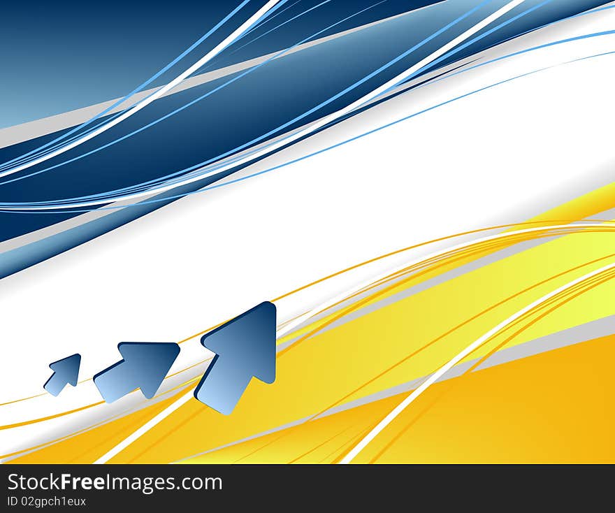 Abstract background with copy space and arrows. Abstract background with copy space and arrows