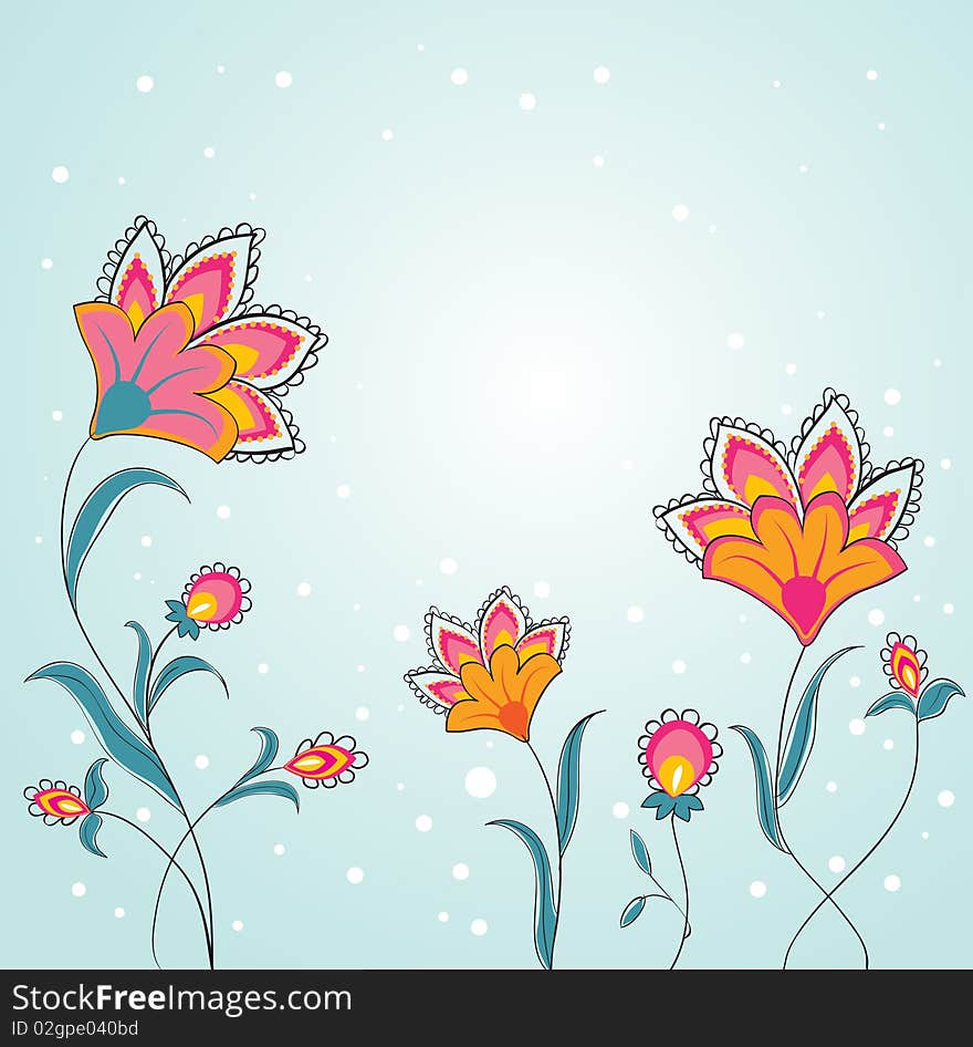 Romantic Flower Background