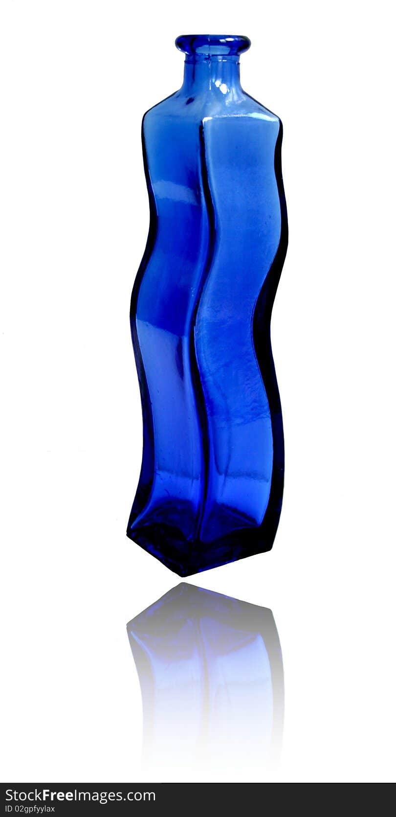 Blue Glass bottle