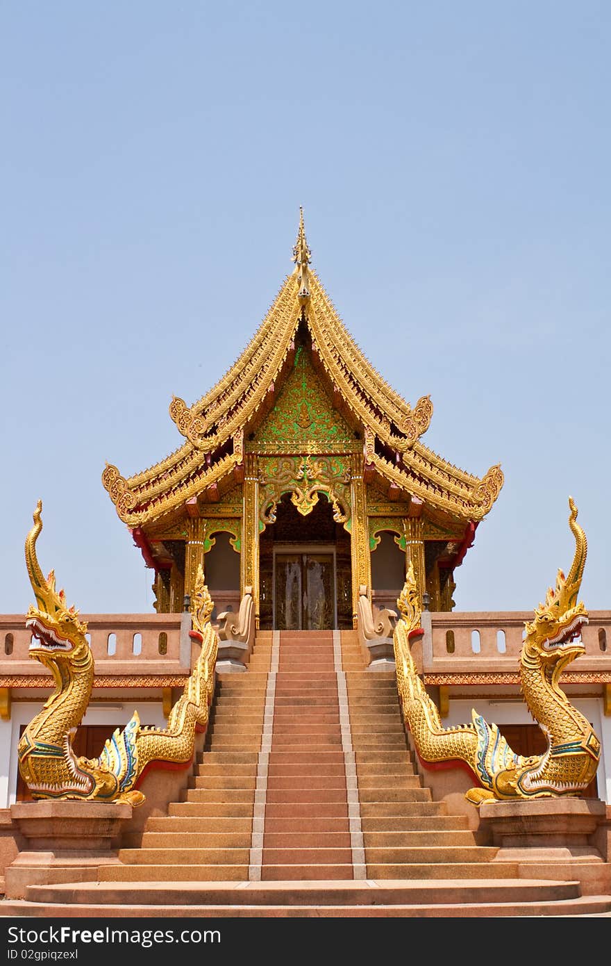 The temple is building in Buddha religion