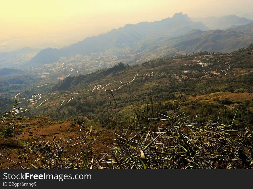 Eastern mountain Landscape