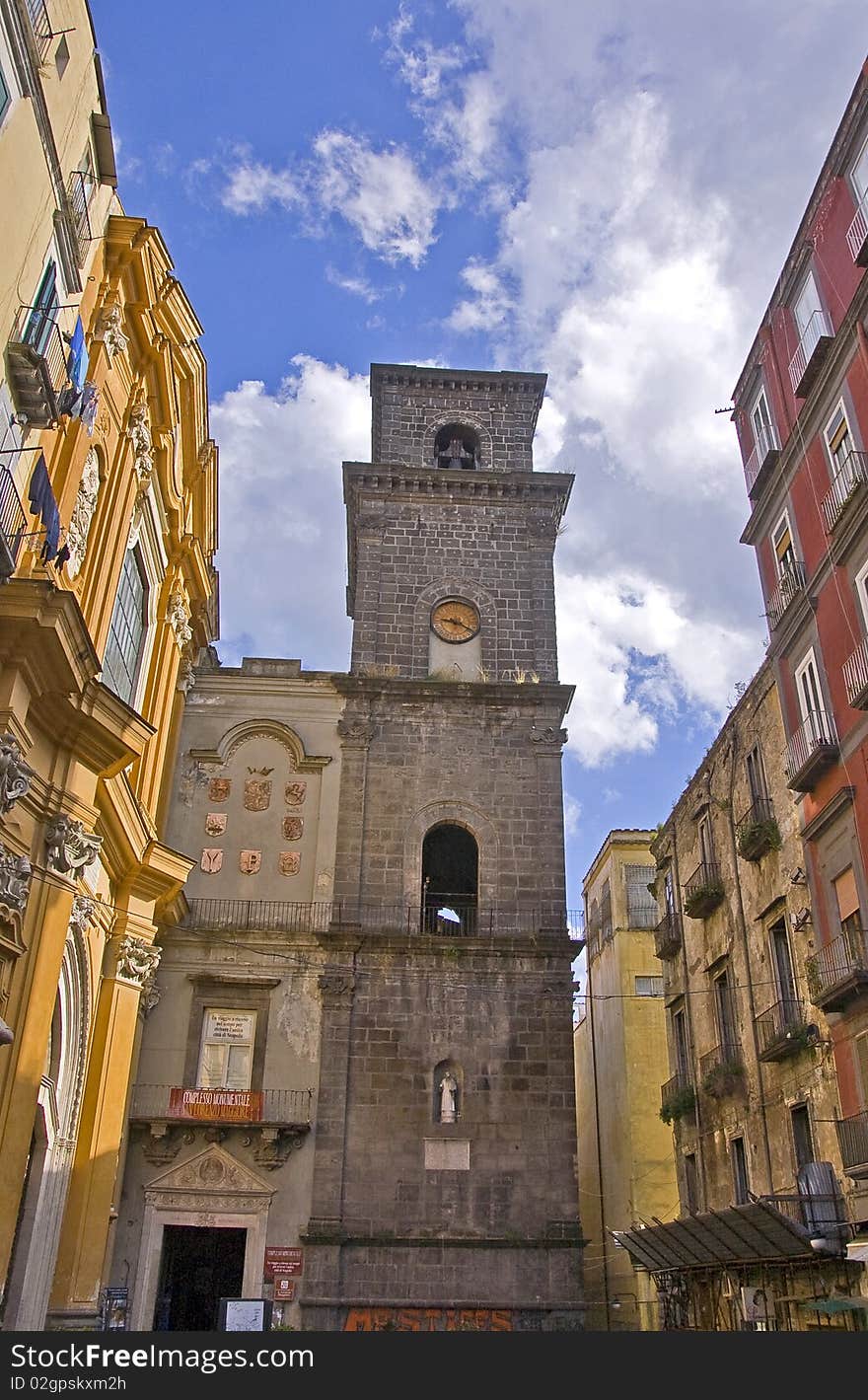 St Lorenzo's church in Naples, Italy. St Lorenzo's church in Naples, Italy