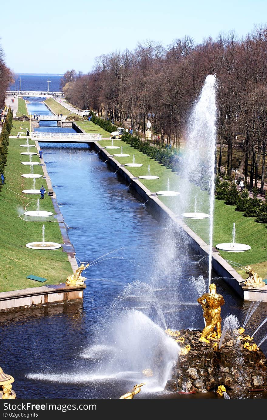 The Samson Fountain