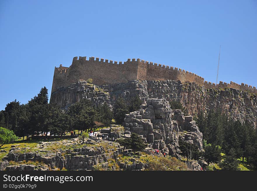 Acropolis of Lindos.