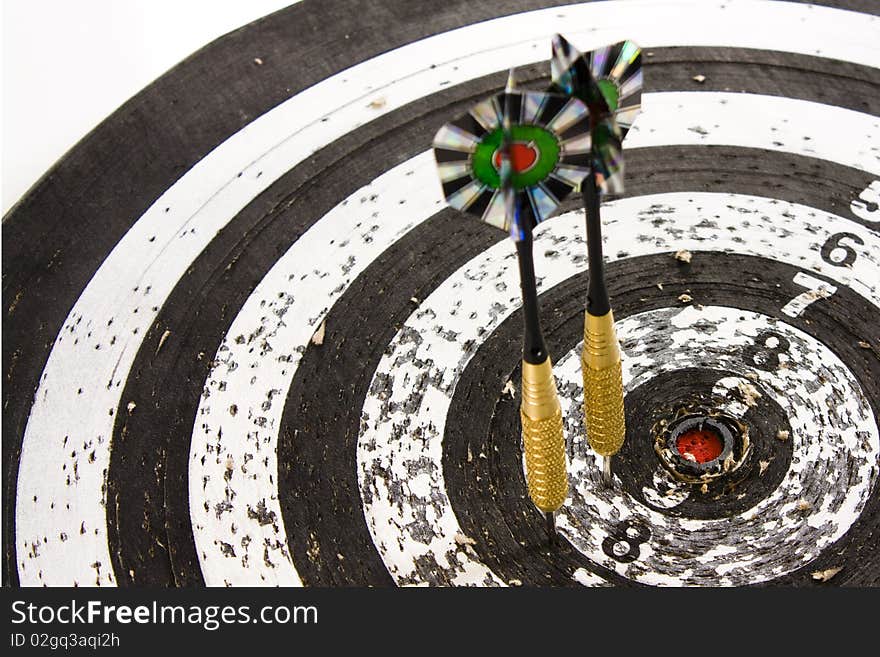 Dart arrows hit old target. Dart arrows hit old target