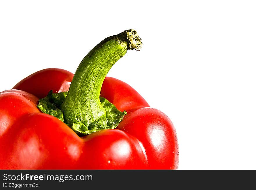 Organic Red Pepper Macro