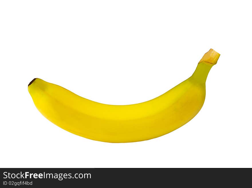 Ripe yellow banana