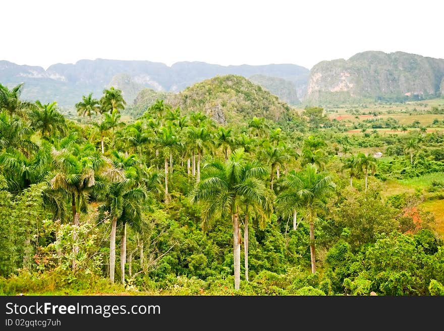 View of Vinales valley, Cuba