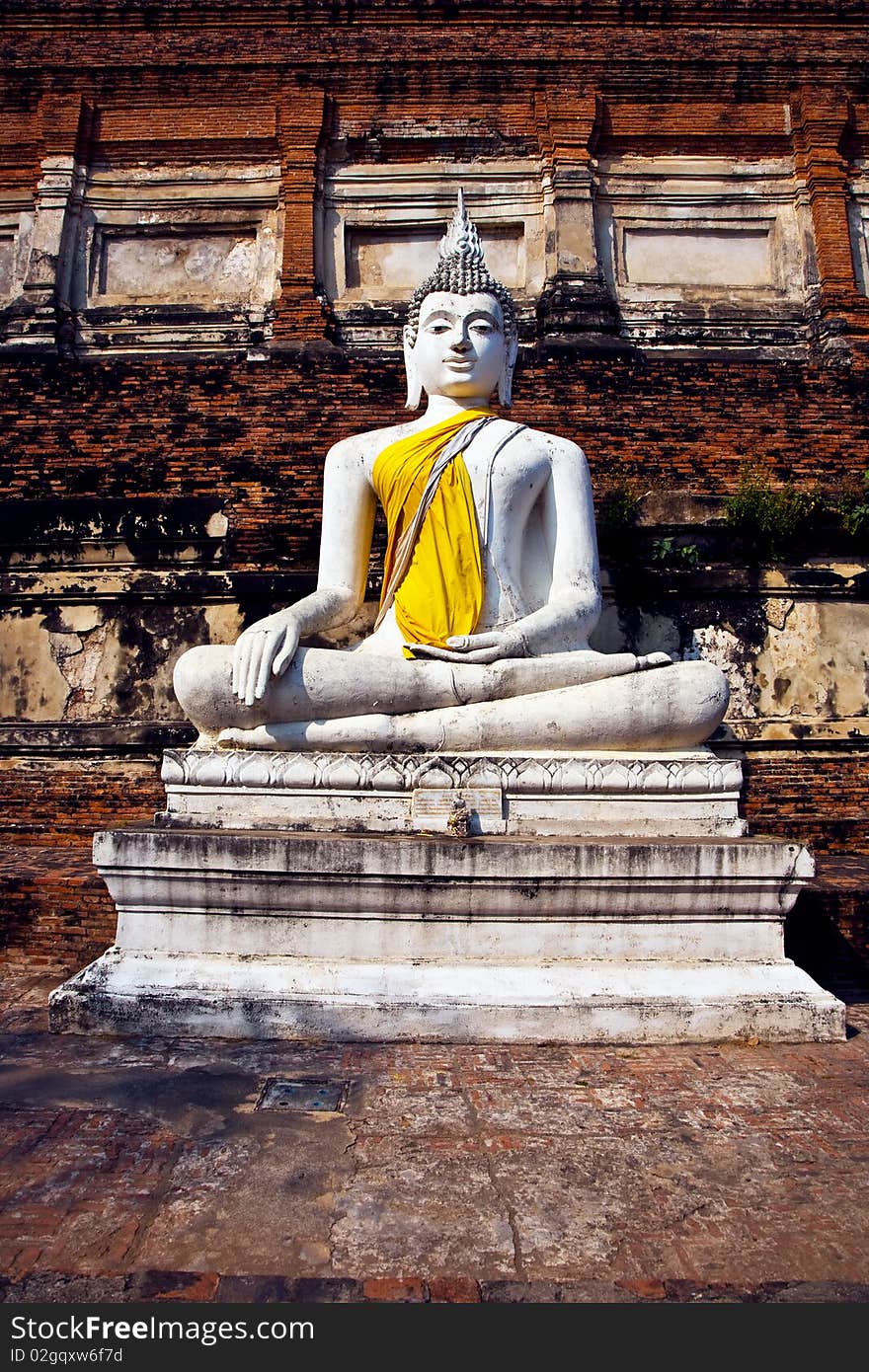 Buddha statue at temple of Wat Mongkol