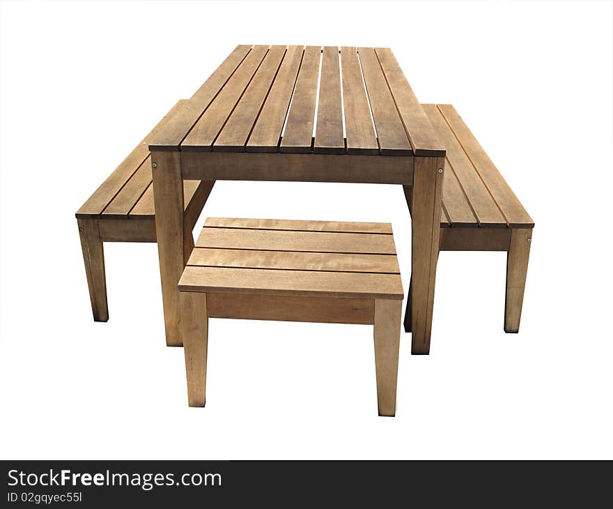 Outdoor Table And Stools