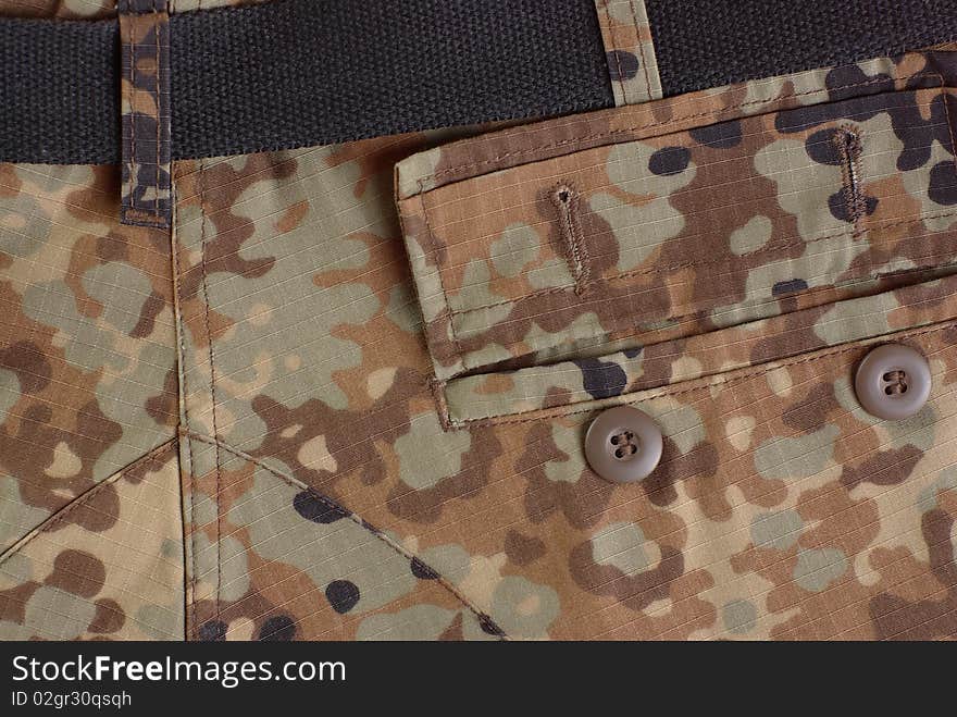 Open Pocket On The Uniform