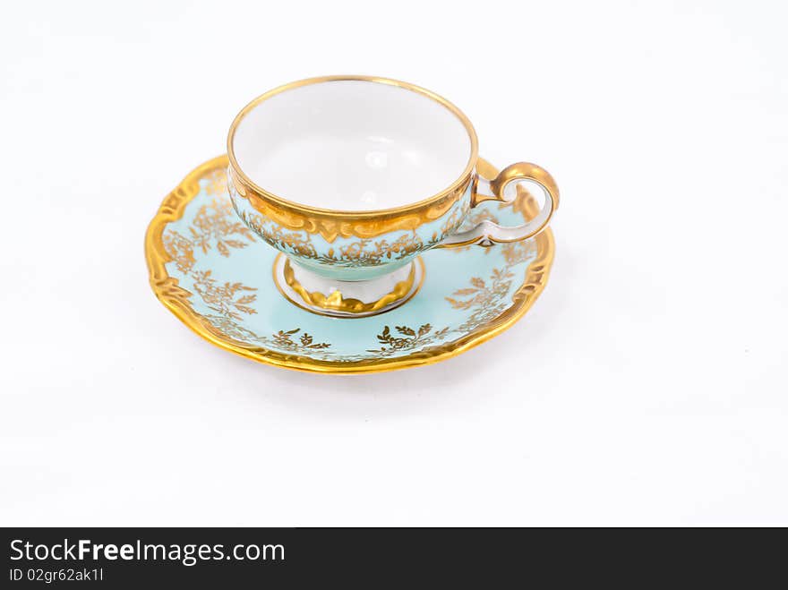 Fancy cup isolated on a white background