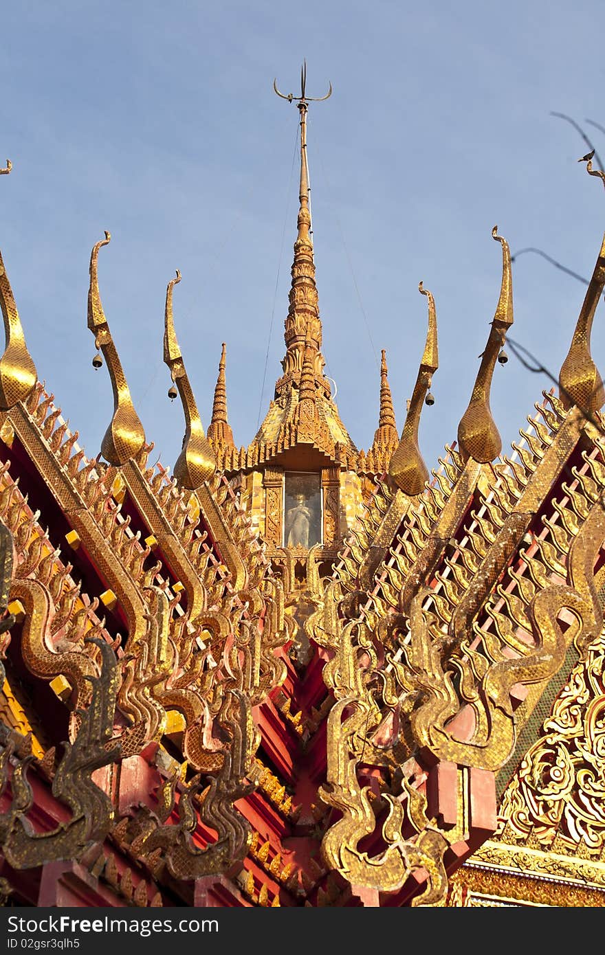 Thai Church roof, Thailand