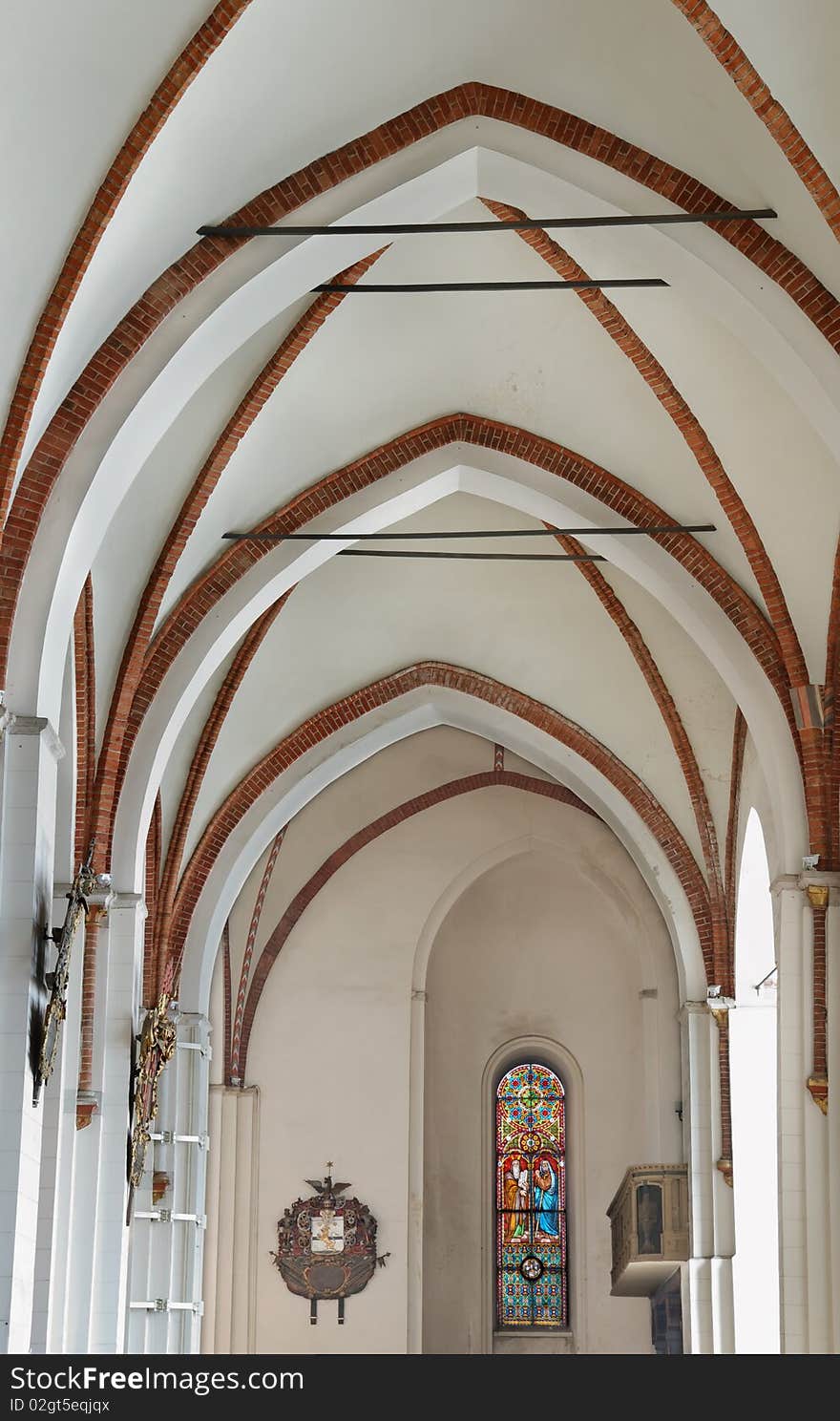 Interior of the The Dome Cathedral, Riga, Latvia. The Dome Cathedral is the largest cathedral in the Baltics. It was founded in 1211. Interior of the The Dome Cathedral, Riga, Latvia. The Dome Cathedral is the largest cathedral in the Baltics. It was founded in 1211.