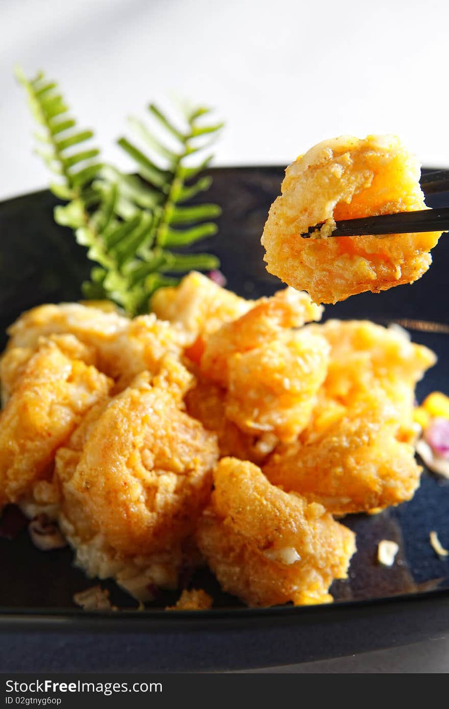 Fried shrimp