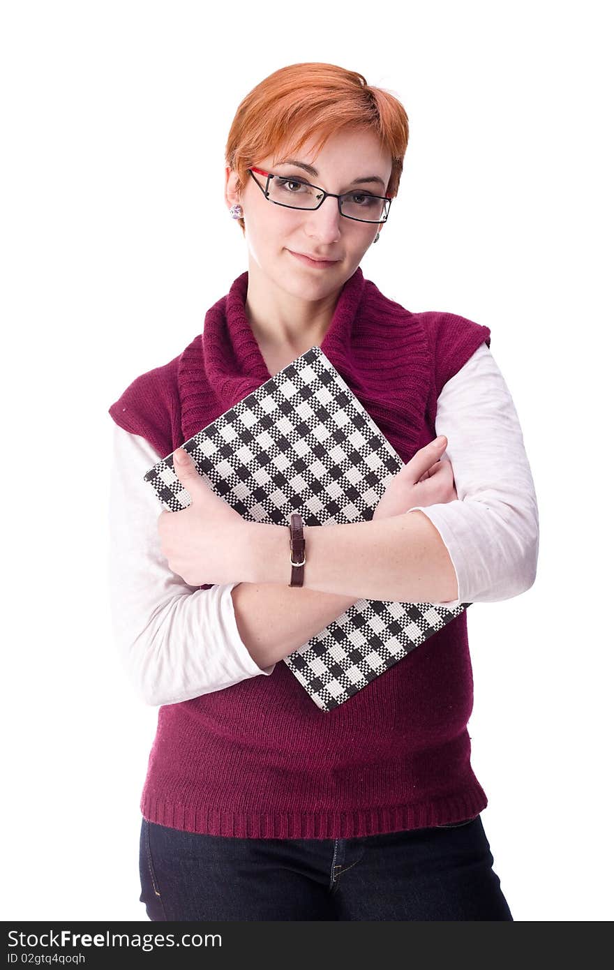 Girl with book