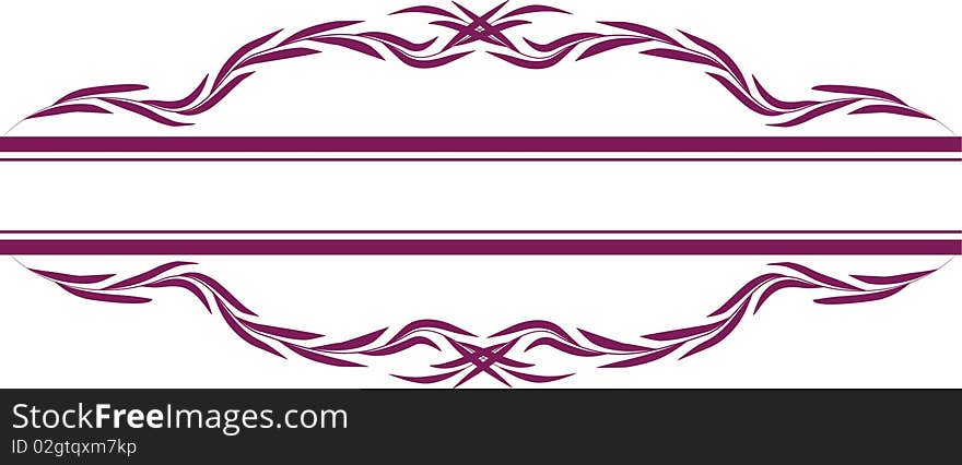 Decorative background for the inscription. Decorative background for the inscription