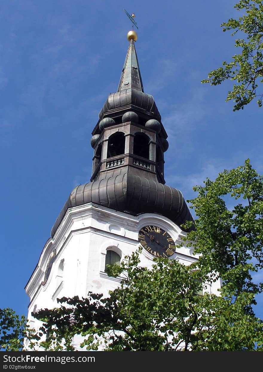 Classic church in Tallinn, Estonia. Classic church in Tallinn, Estonia