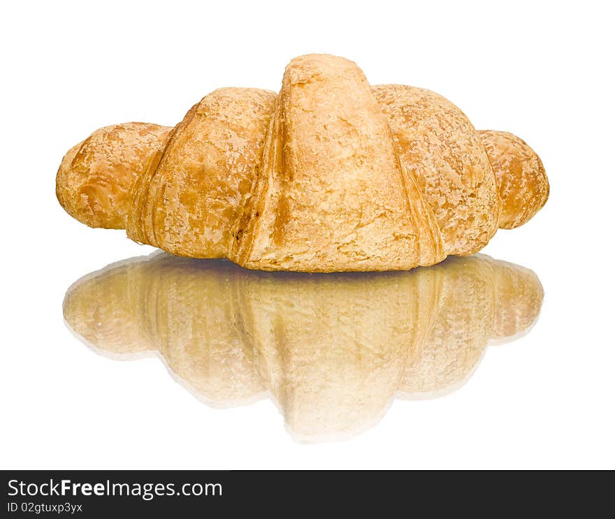 Croissant Isolated on White Background