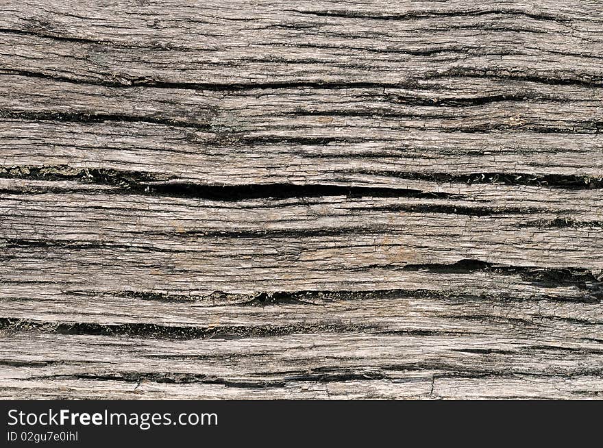 Old Cracked Wood Texture