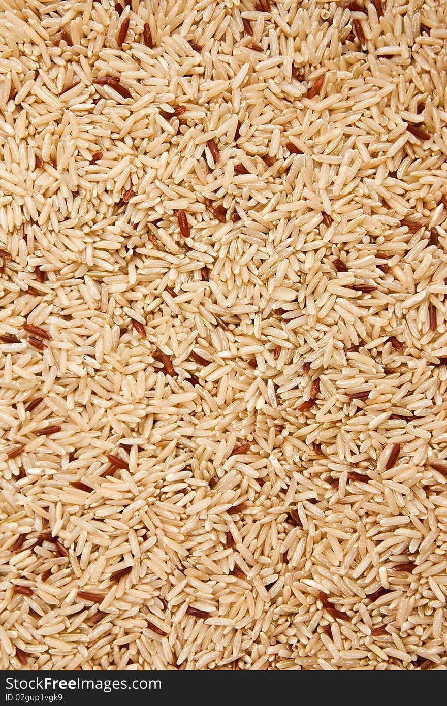 Native THai peeled rice grain