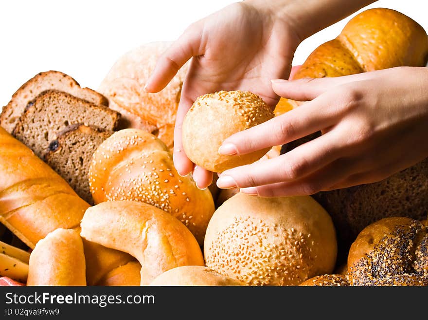 Various types of bread Photo taken on: November 11th, 2009