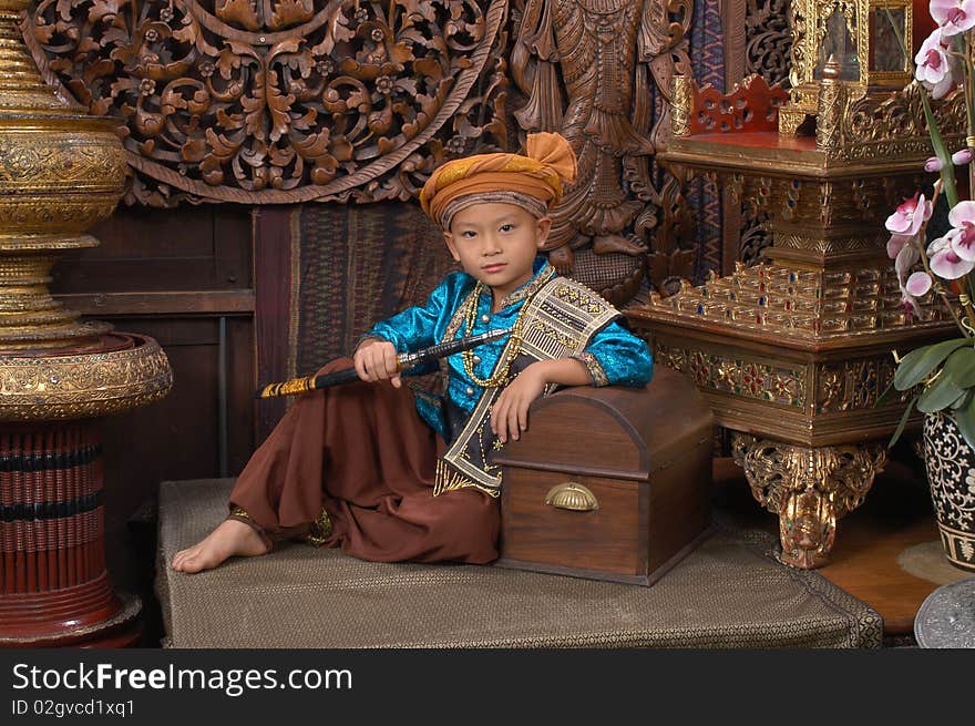 Happy children,at home in north thailand at southeast asia