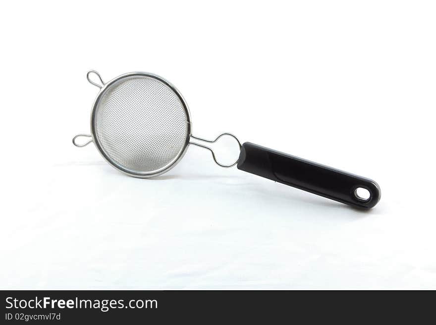 Strainer isolated on white background photo taken:2010/04/20