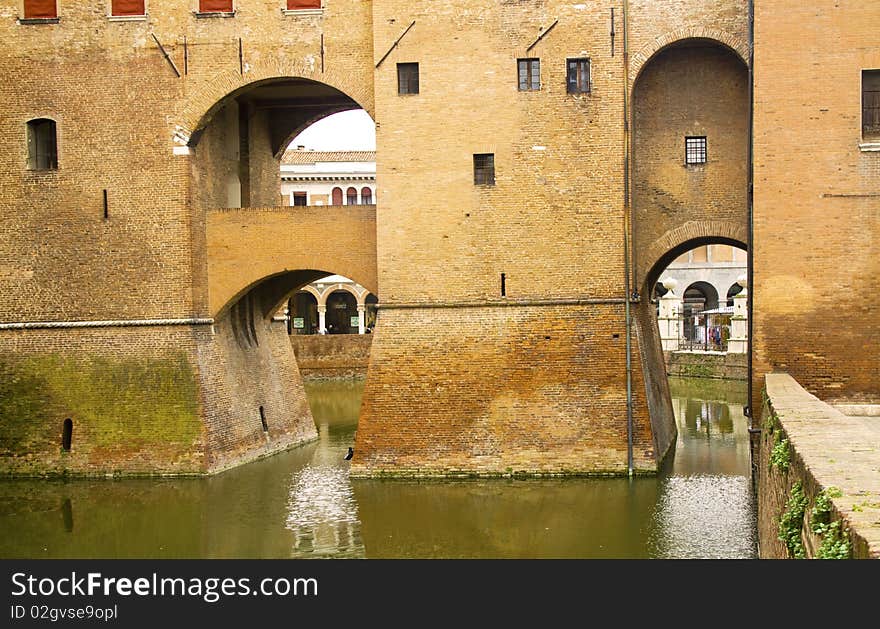 Especially the castle of Ferrara