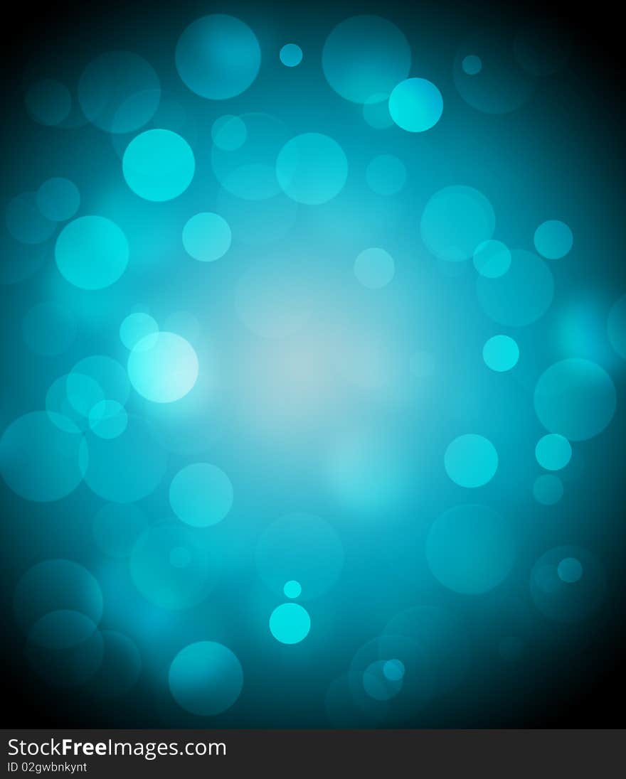 Abstract colorful background with glowing dots