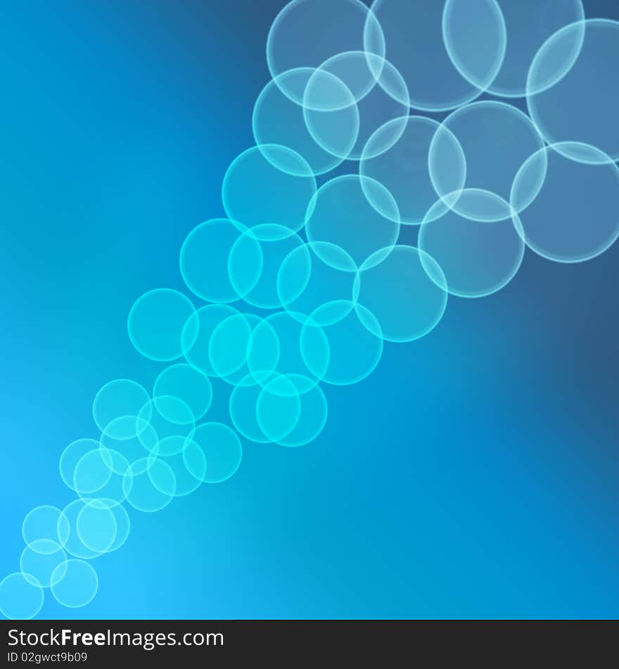 Abstract colorful background with glowing dots