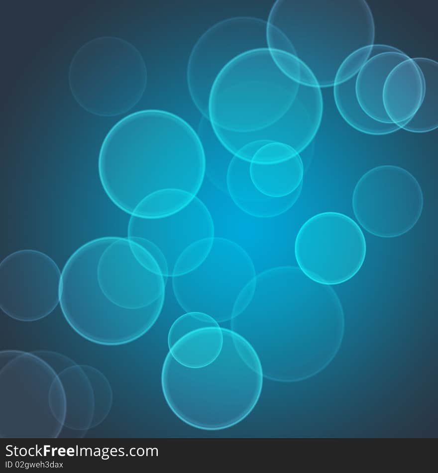 Abstract colorful background with glowing dots