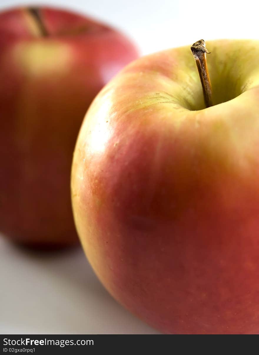 Isolated photo of apples with white background. Isolated photo of apples with white background.