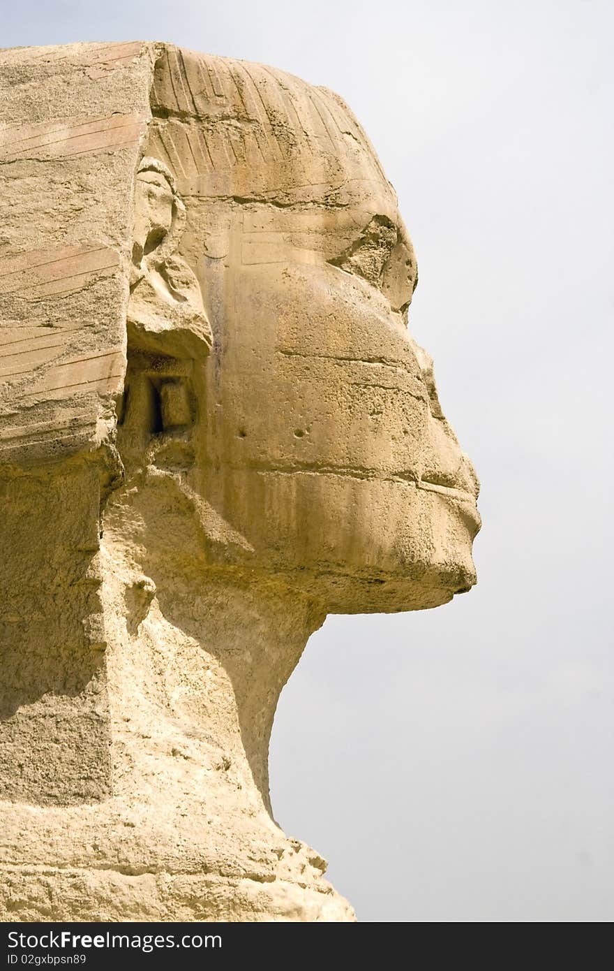 Profile of the Sphinx of Giza. Profile of the Sphinx of Giza