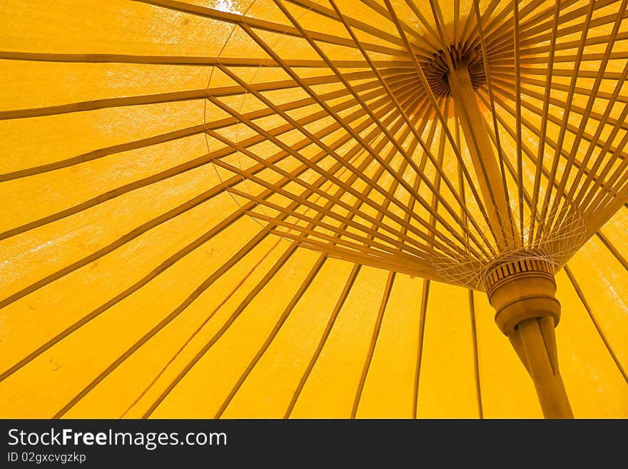 Yellow umbrella