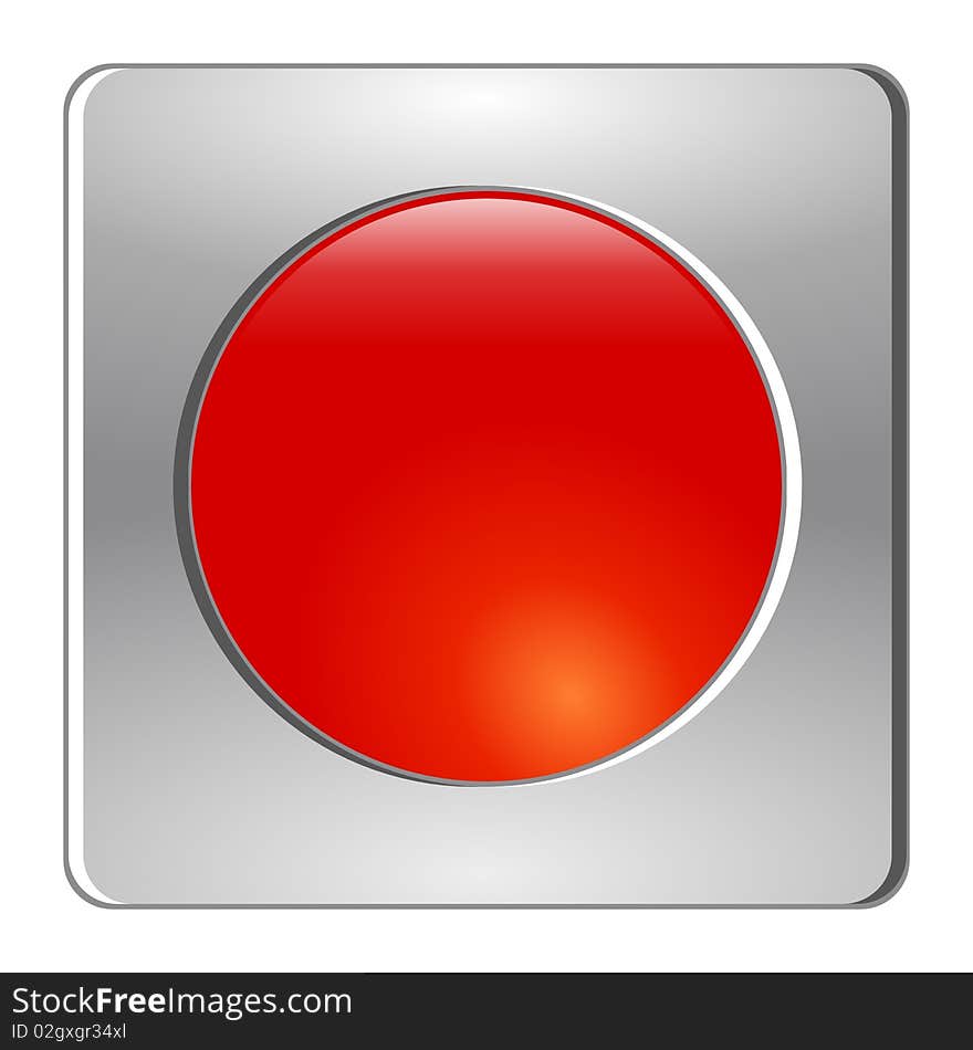 Colored button on chrome