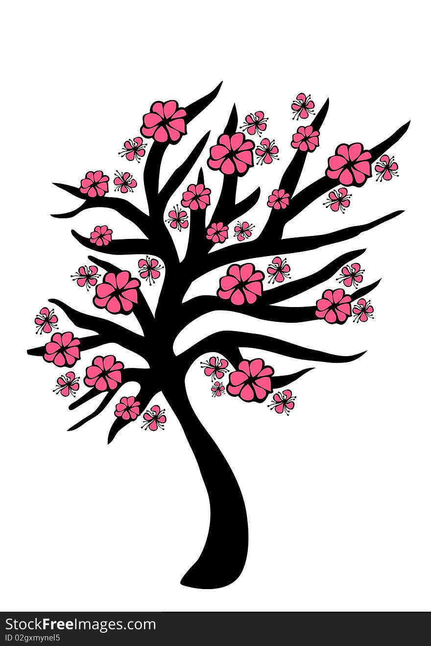 Blossom Tree, background for spring season